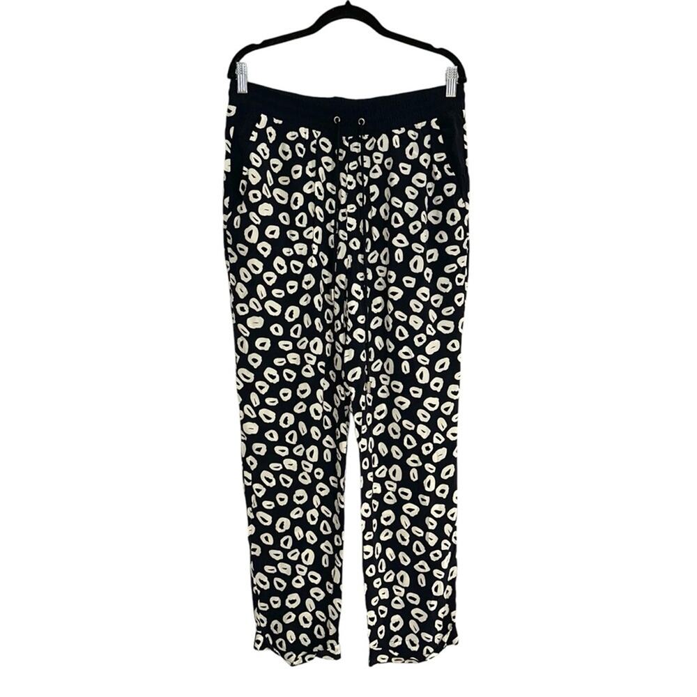 Whistles Cheetah Print Drawstring Pants US 8